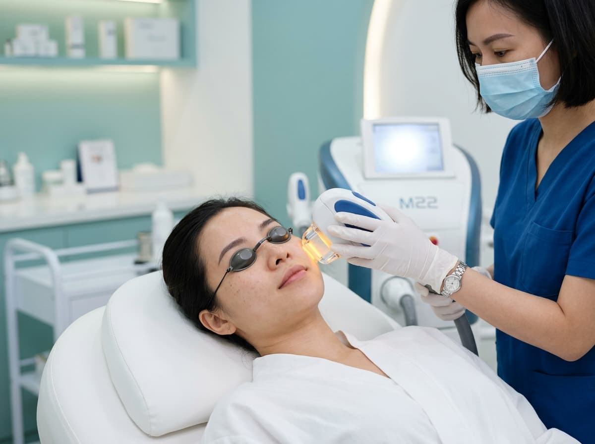 Công nghệ ánh sáng xung cường độ cao IPL 560nm xử lý thâm đỏ & sắc tố sau mụn